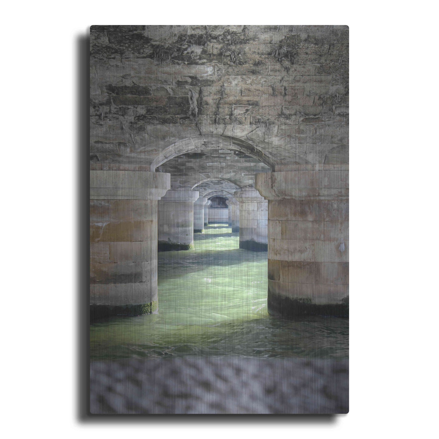 Luxe Metal Art 'Under' by Sebastien Lory, Metal Wall Art