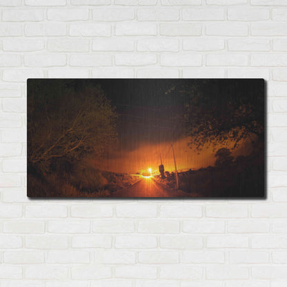 Luxe Metal Art 'Way To The Stars' by Sebastien Lory, Metal Wall Art,48x24