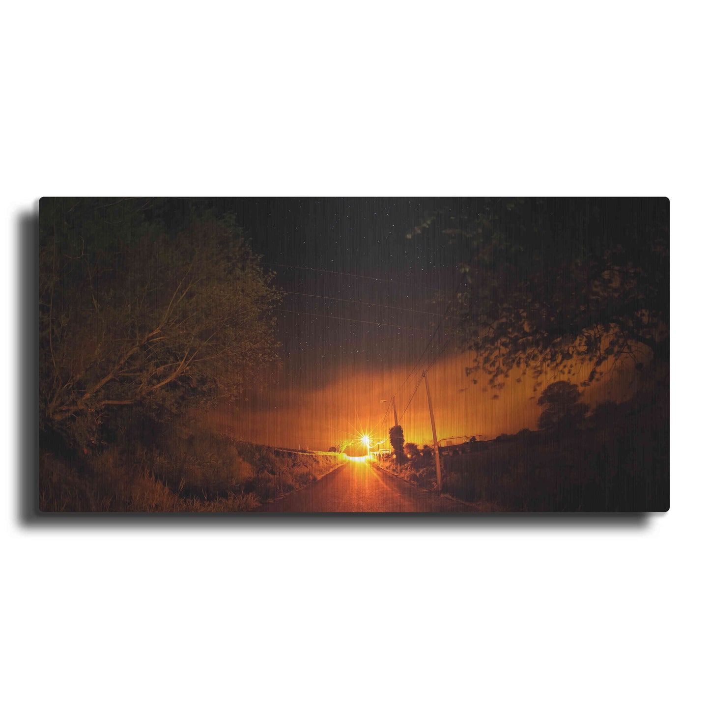 Luxe Metal Art 'Way To The Stars' by Sebastien Lory, Metal Wall Art