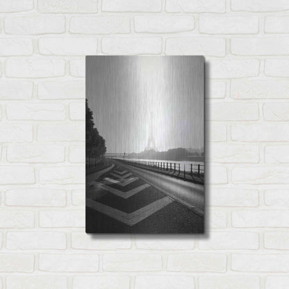 Luxe Metal Art 'Eiffel Tower II' by Sebastien Lory, Metal Wall Art,16x24