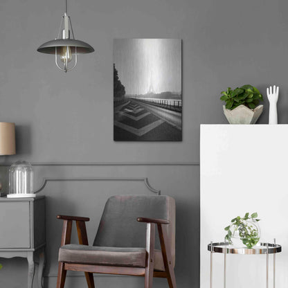 Luxe Metal Art 'Eiffel Tower II' by Sebastien Lory, Metal Wall Art,16x24