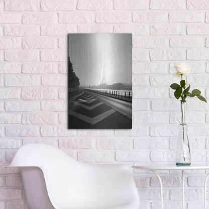 Luxe Metal Art 'Eiffel Tower II' by Sebastien Lory, Metal Wall Art,16x24