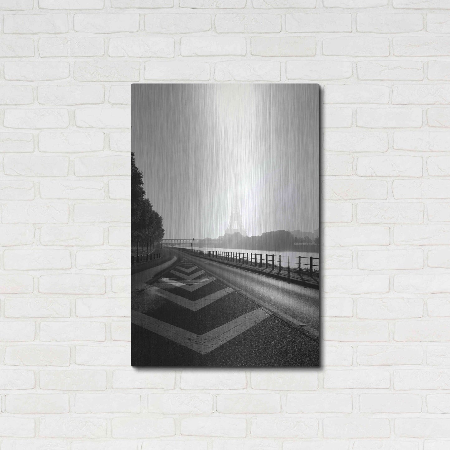 Luxe Metal Art 'Eiffel Tower II' by Sebastien Lory, Metal Wall Art,24x36