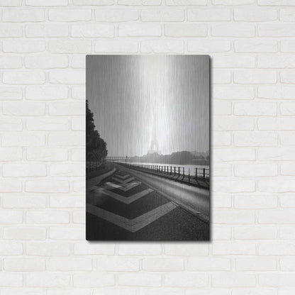 Luxe Metal Art 'Eiffel Tower II' by Sebastien Lory, Metal Wall Art,24x36