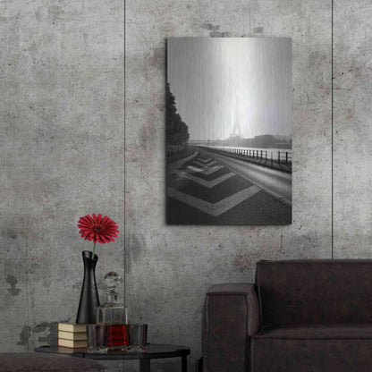 Luxe Metal Art 'Eiffel Tower II' by Sebastien Lory, Metal Wall Art,24x36