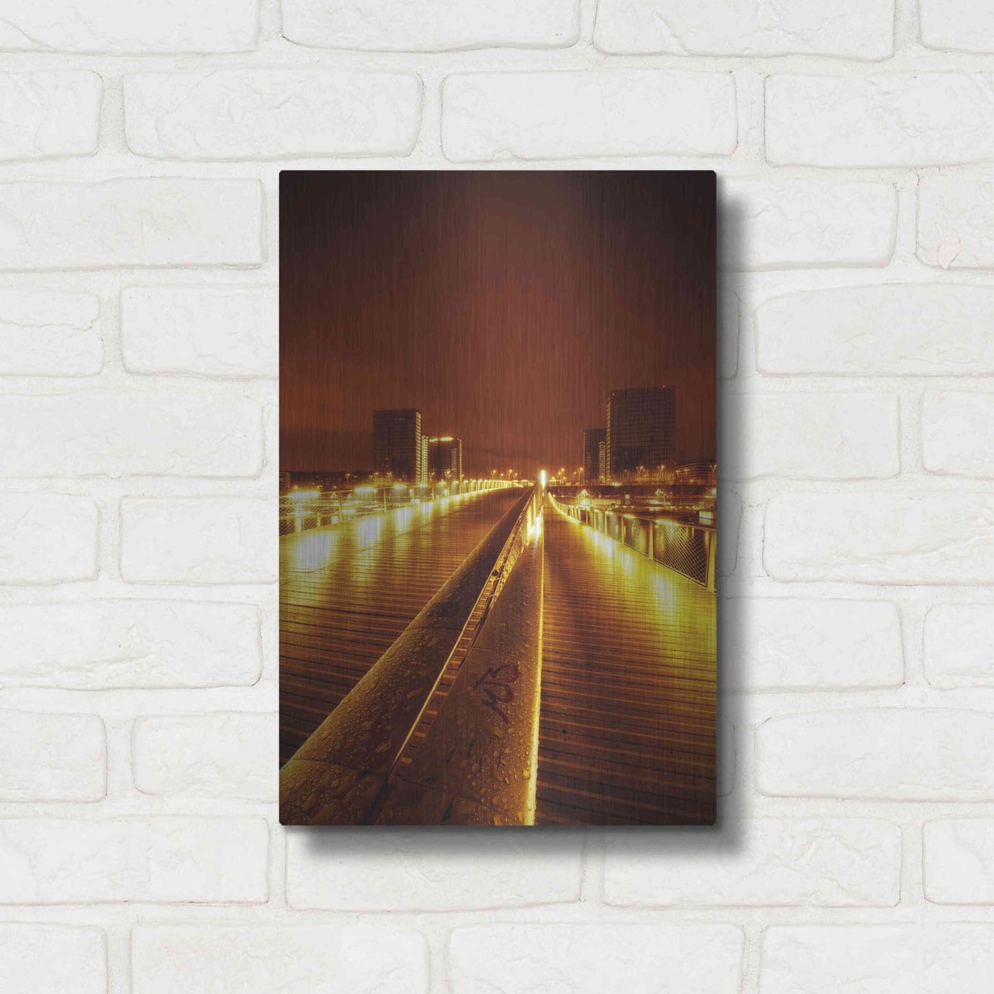 Luxe Metal Art 'IMG_9656 En Tant Qu?objet Dynamique' by Sebastien Lory, Metal Wall Art,12x16
