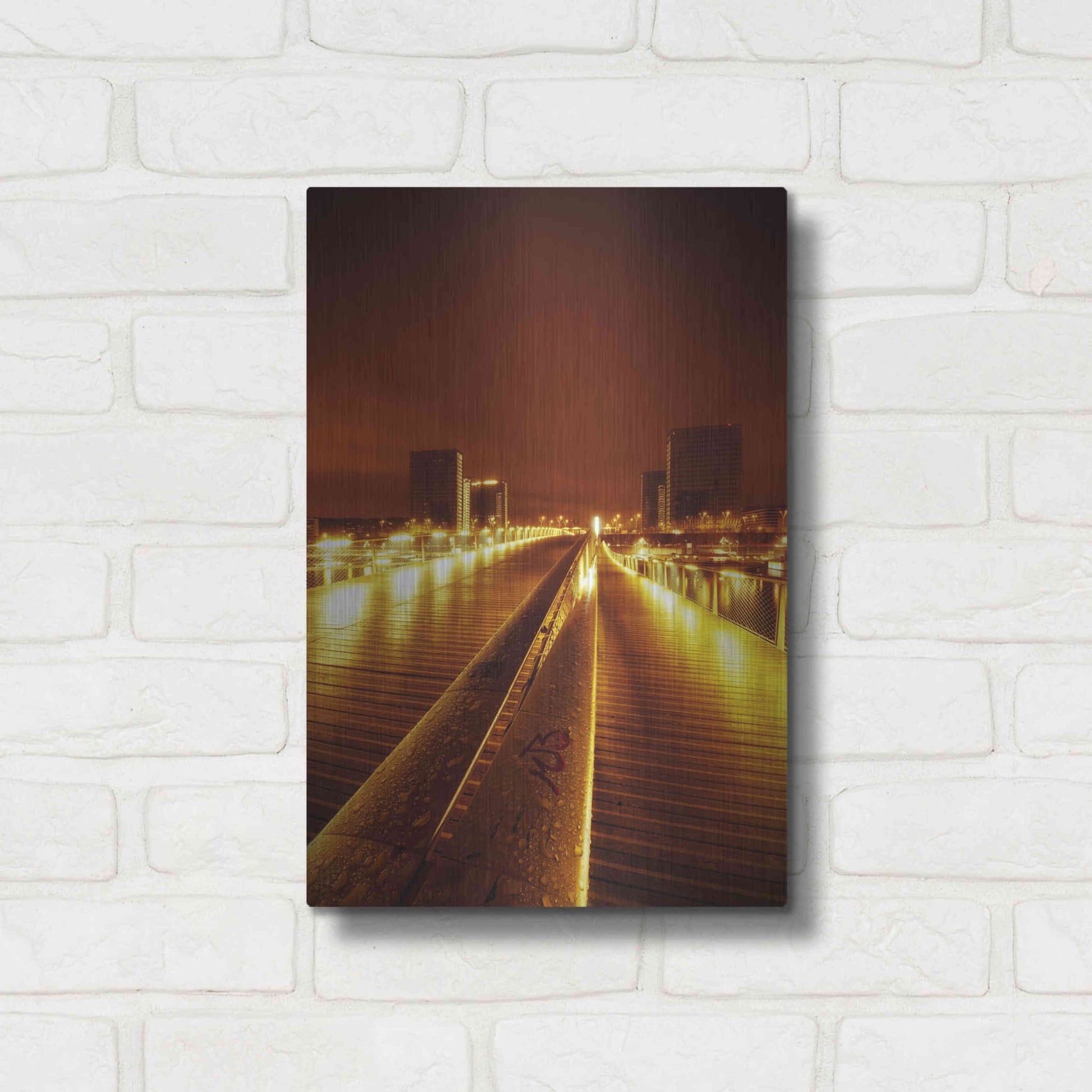 Luxe Metal Art 'IMG_9656 En Tant Qu?objet Dynamique' by Sebastien Lory, Metal Wall Art,12x16