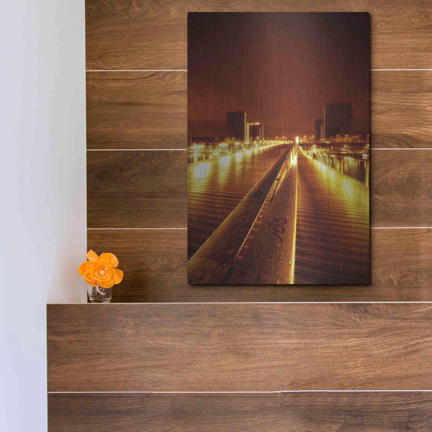 Luxe Metal Art 'IMG_9656 En Tant Qu?objet Dynamique' by Sebastien Lory, Metal Wall Art,12x16