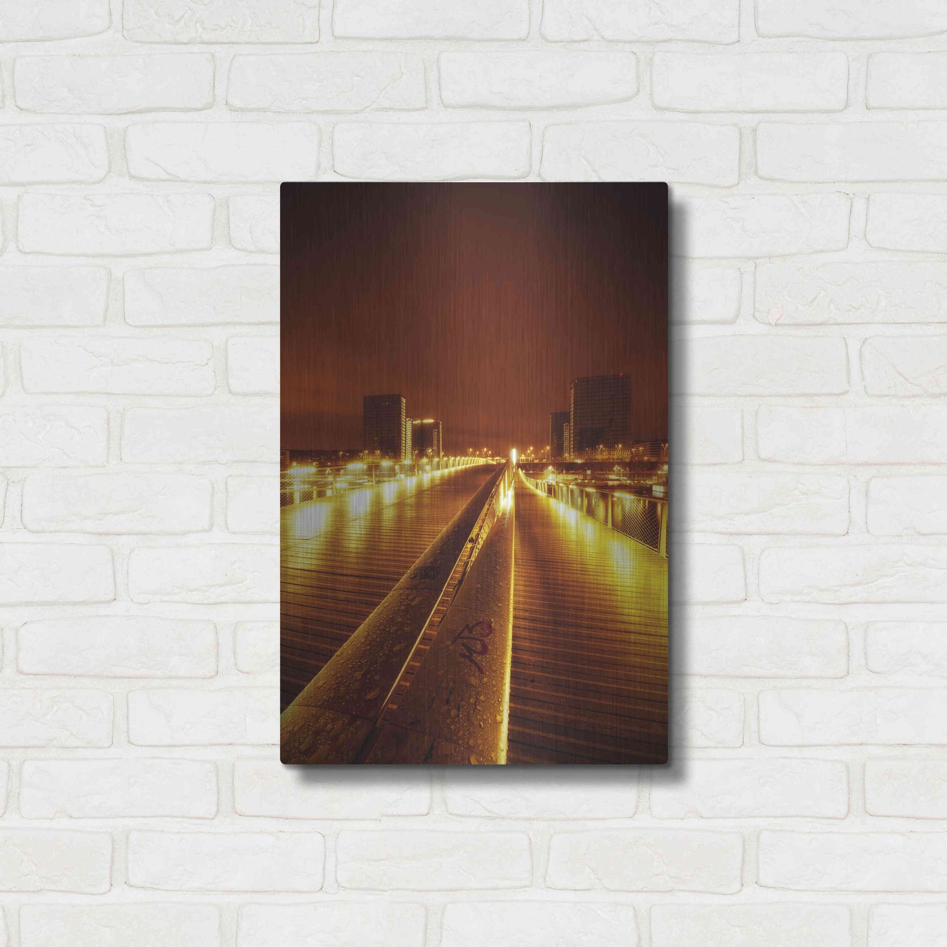 Luxe Metal Art 'IMG_9656 En Tant Qu?objet Dynamique' by Sebastien Lory, Metal Wall Art,16x24