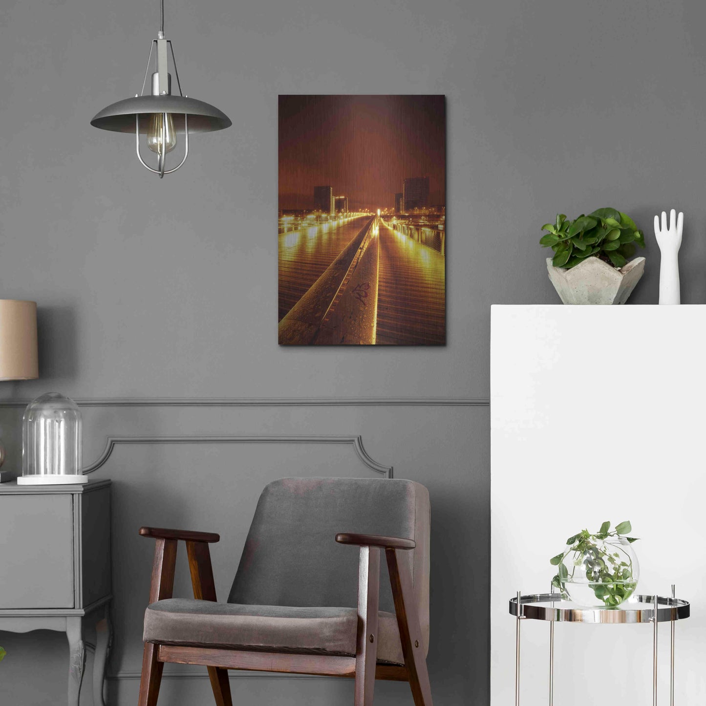 Luxe Metal Art 'IMG_9656 En Tant Qu?objet Dynamique' by Sebastien Lory, Metal Wall Art,16x24