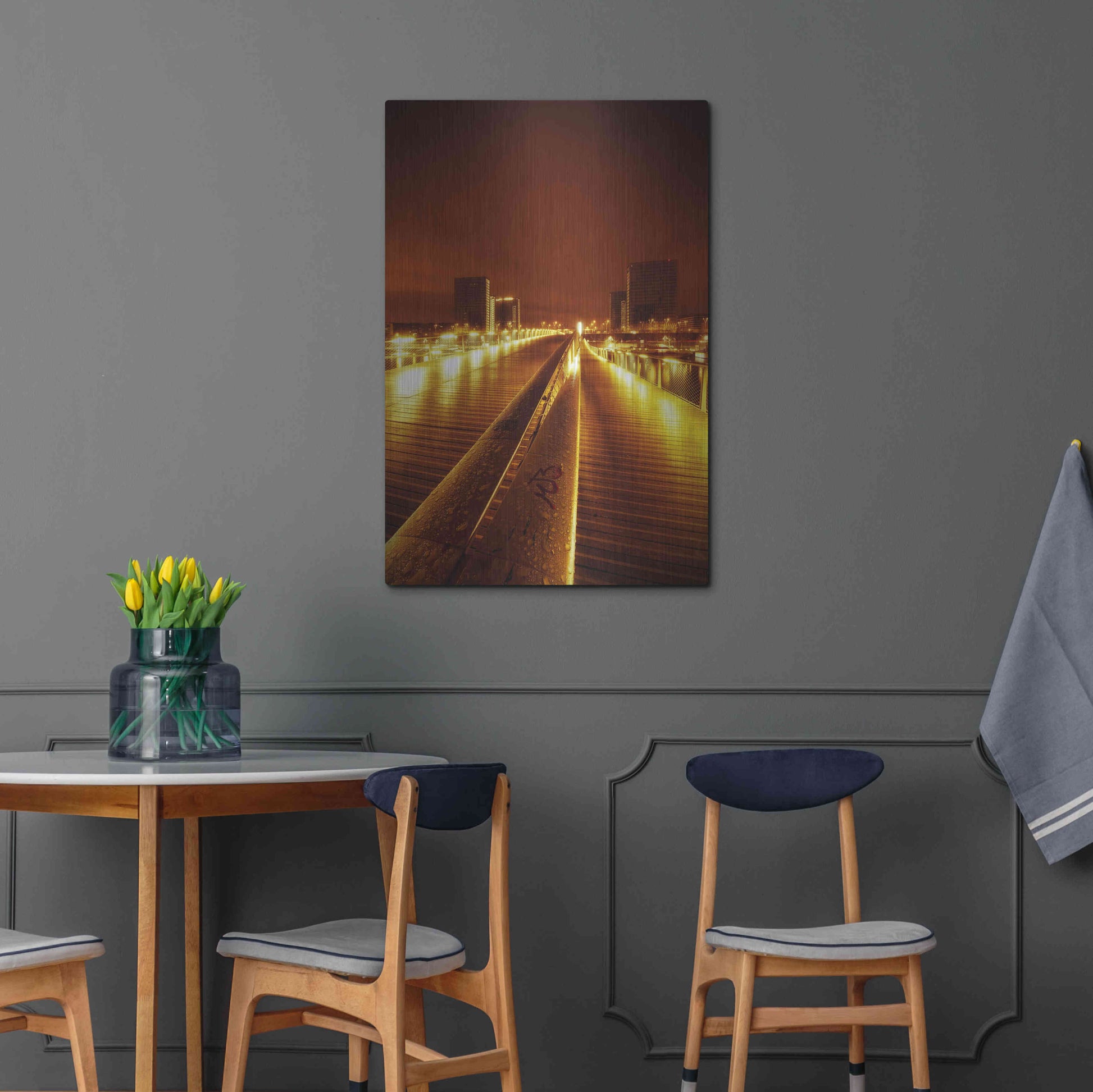 Luxe Metal Art 'IMG_9656 En Tant Qu?objet Dynamique' by Sebastien Lory, Metal Wall Art,24x36