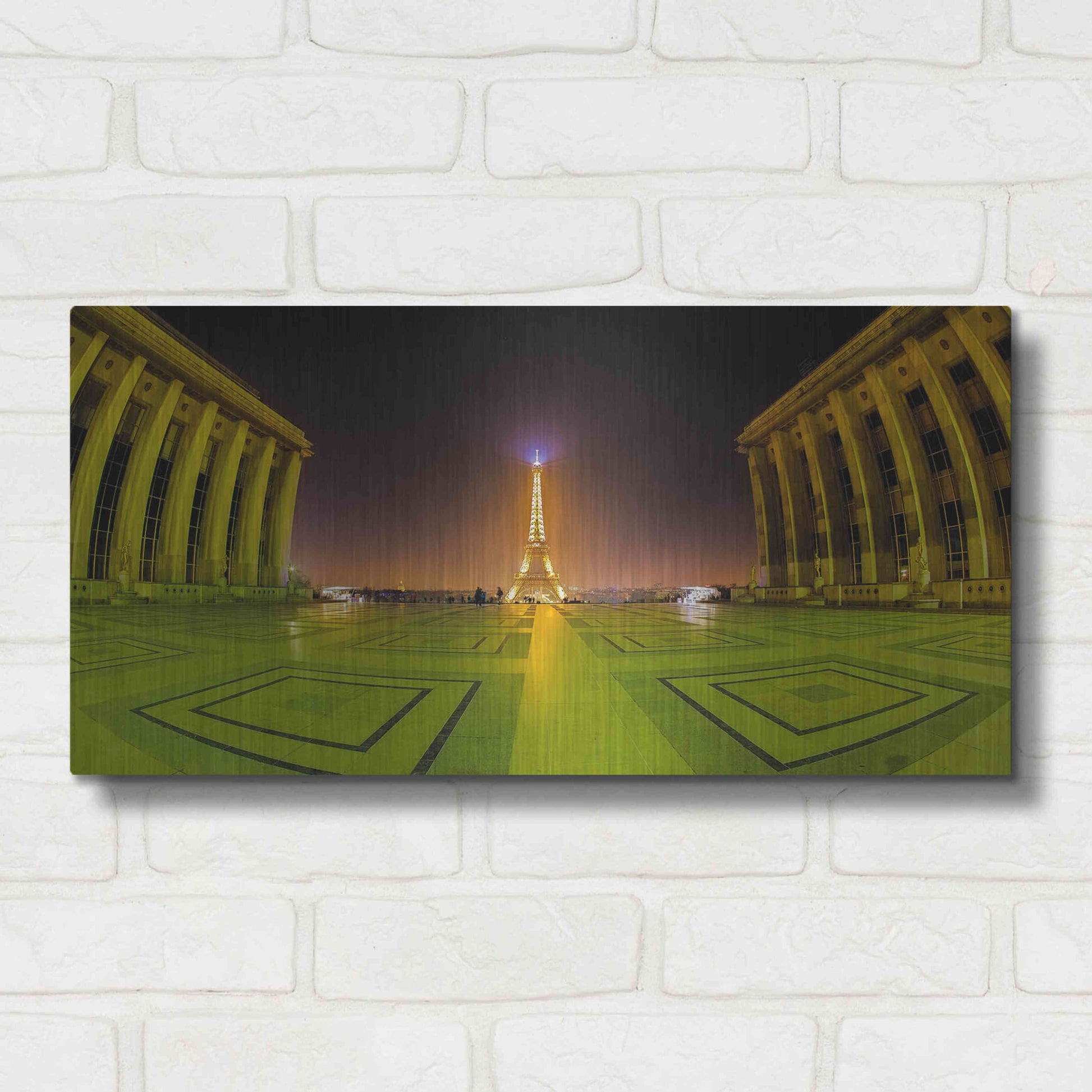 Luxe Metal Art 'X57A3226-Modifier En Tant Qu?objet Dynamique' by Sebastien Lory, Metal Wall Art,24x12