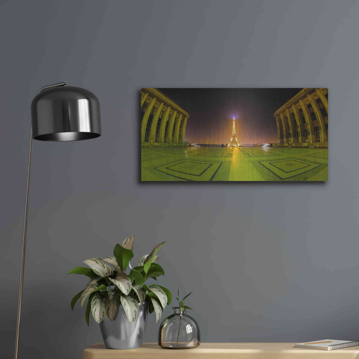 'Dynamic Object Edit' by Sebastien Lory – Metal Wall Art, 24x12 room view