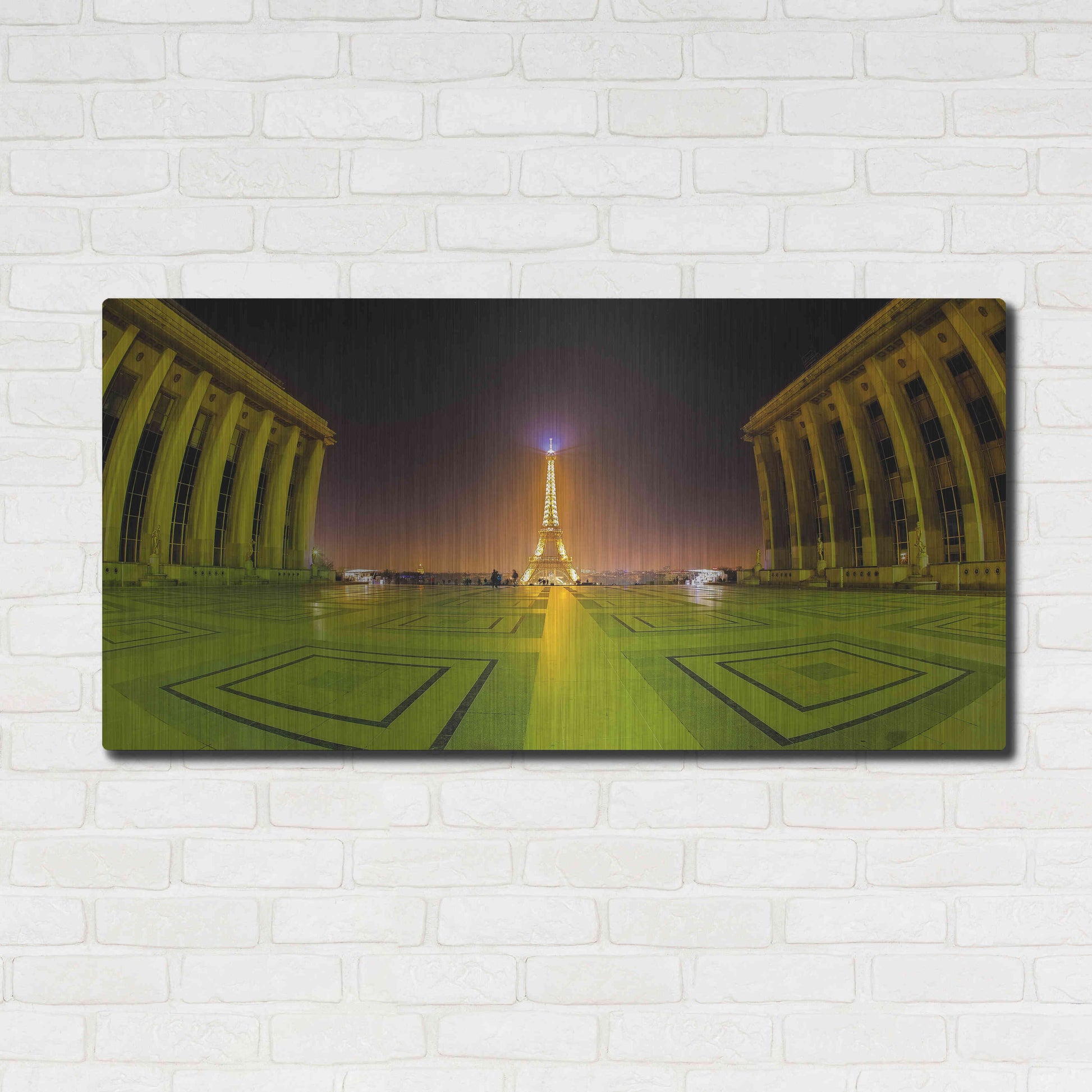 Luxe Metal Art 'X57A3226-Modifier En Tant Qu?objet Dynamique' by Sebastien Lory, Metal Wall Art,48x24