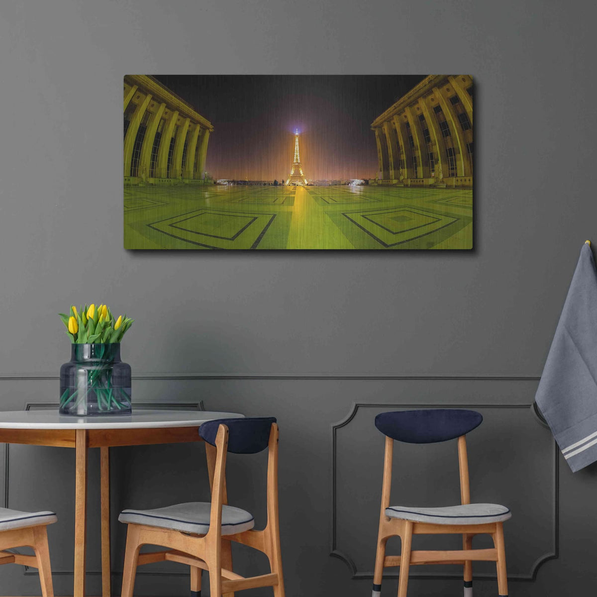 'Dynamic Object Edit' by Sebastien Lory – Metal Wall Art, 48x24 room view