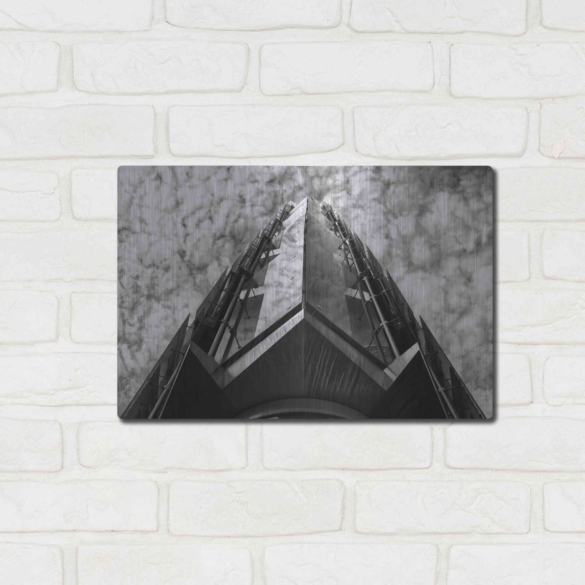 Luxe Metal Art 'Bt Issy' by Sebastien Lory, Metal Wall Art,16x12