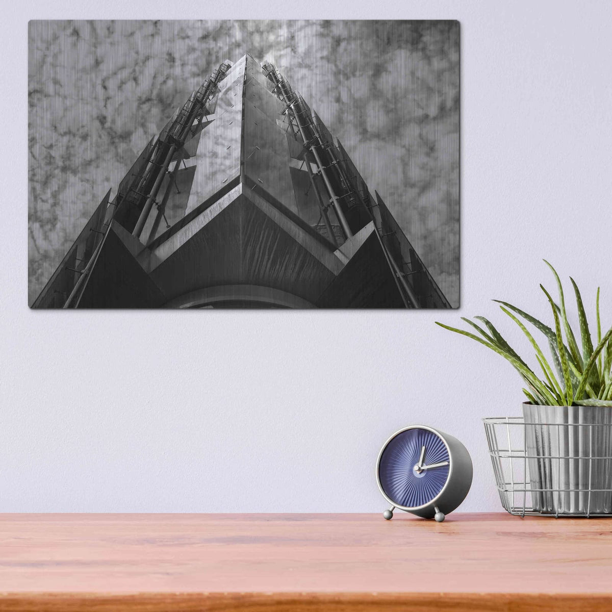 'Bt Issy' by Sebastien Lory – Metal Wall Art, 16x12 room view