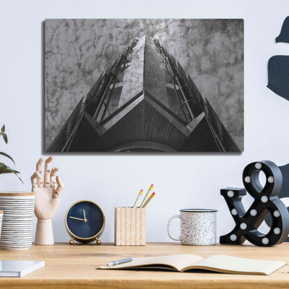 Luxe Metal Art 'Bt Issy' by Sebastien Lory, Metal Wall Art,16x12