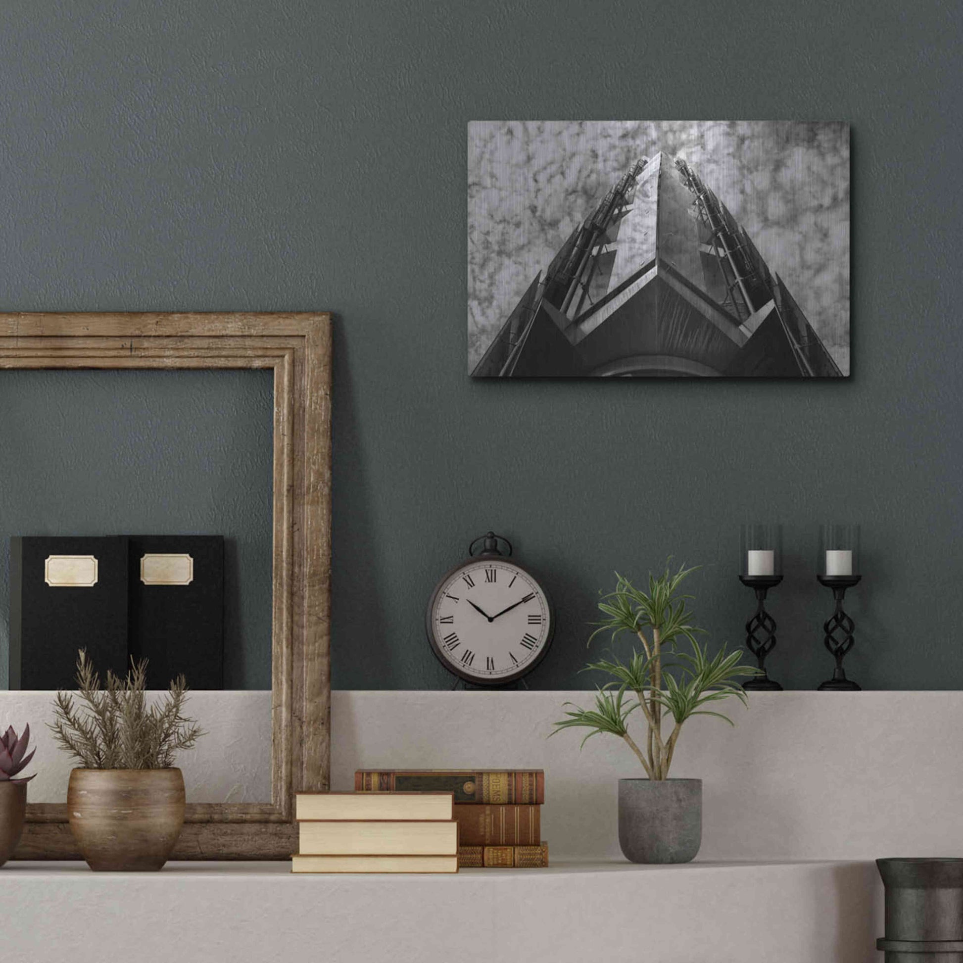 Luxe Metal Art 'Bt Issy' by Sebastien Lory, Metal Wall Art,16x12