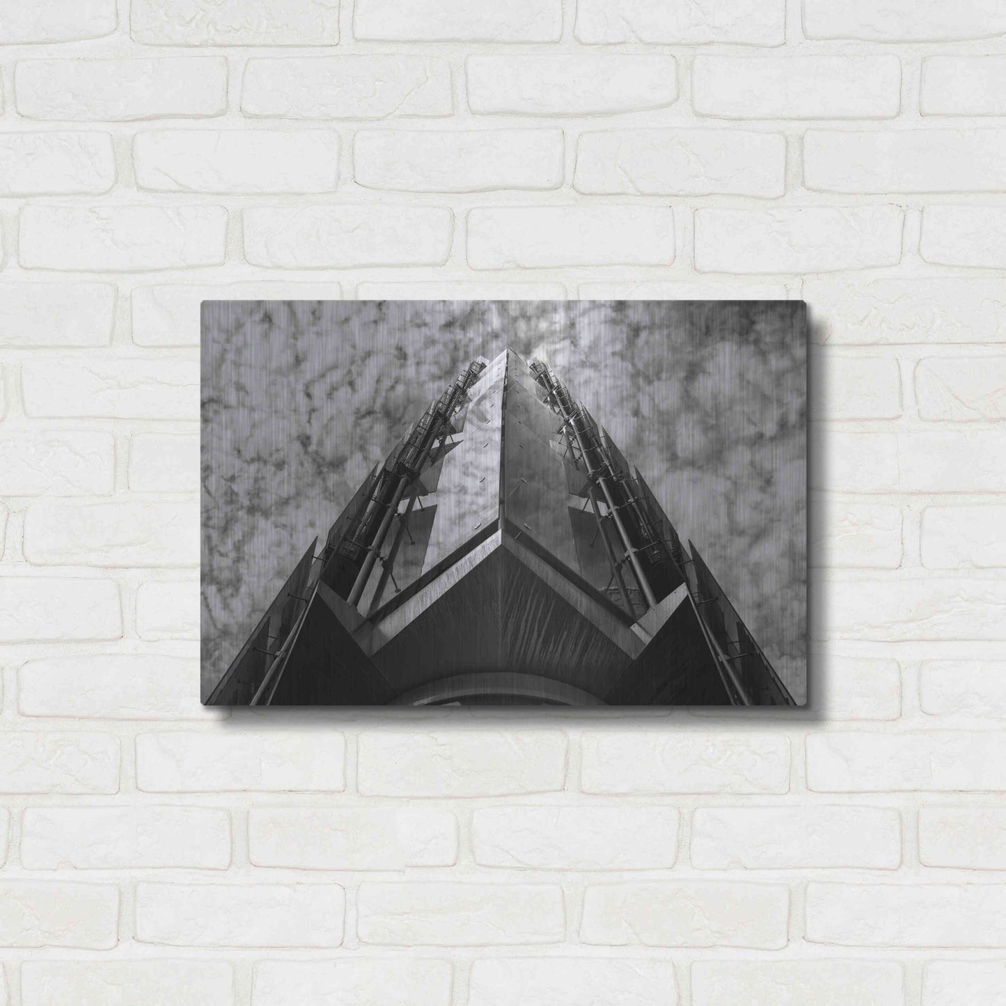 Luxe Metal Art 'Bt Issy' by Sebastien Lory, Metal Wall Art,24x16