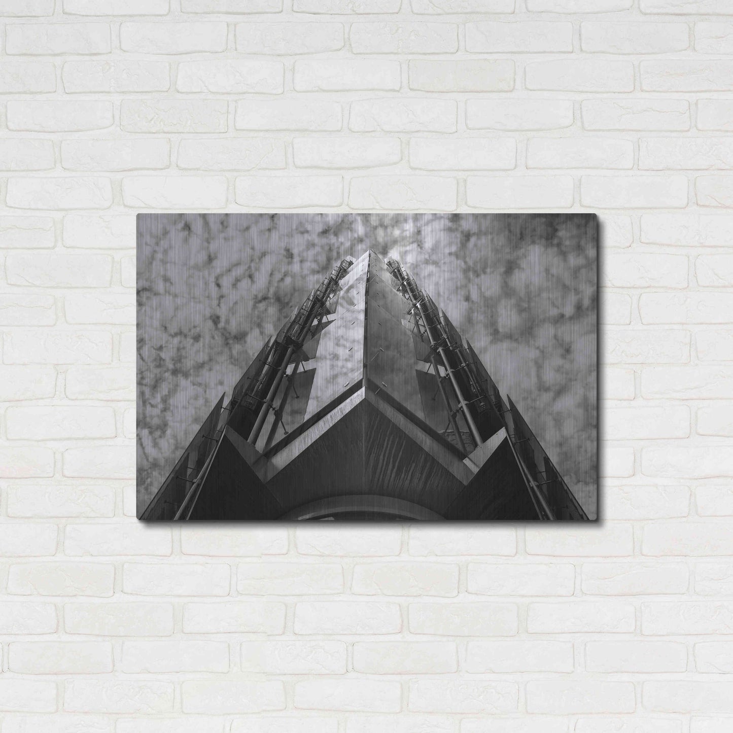 Luxe Metal Art 'Bt Issy' by Sebastien Lory, Metal Wall Art,36x24