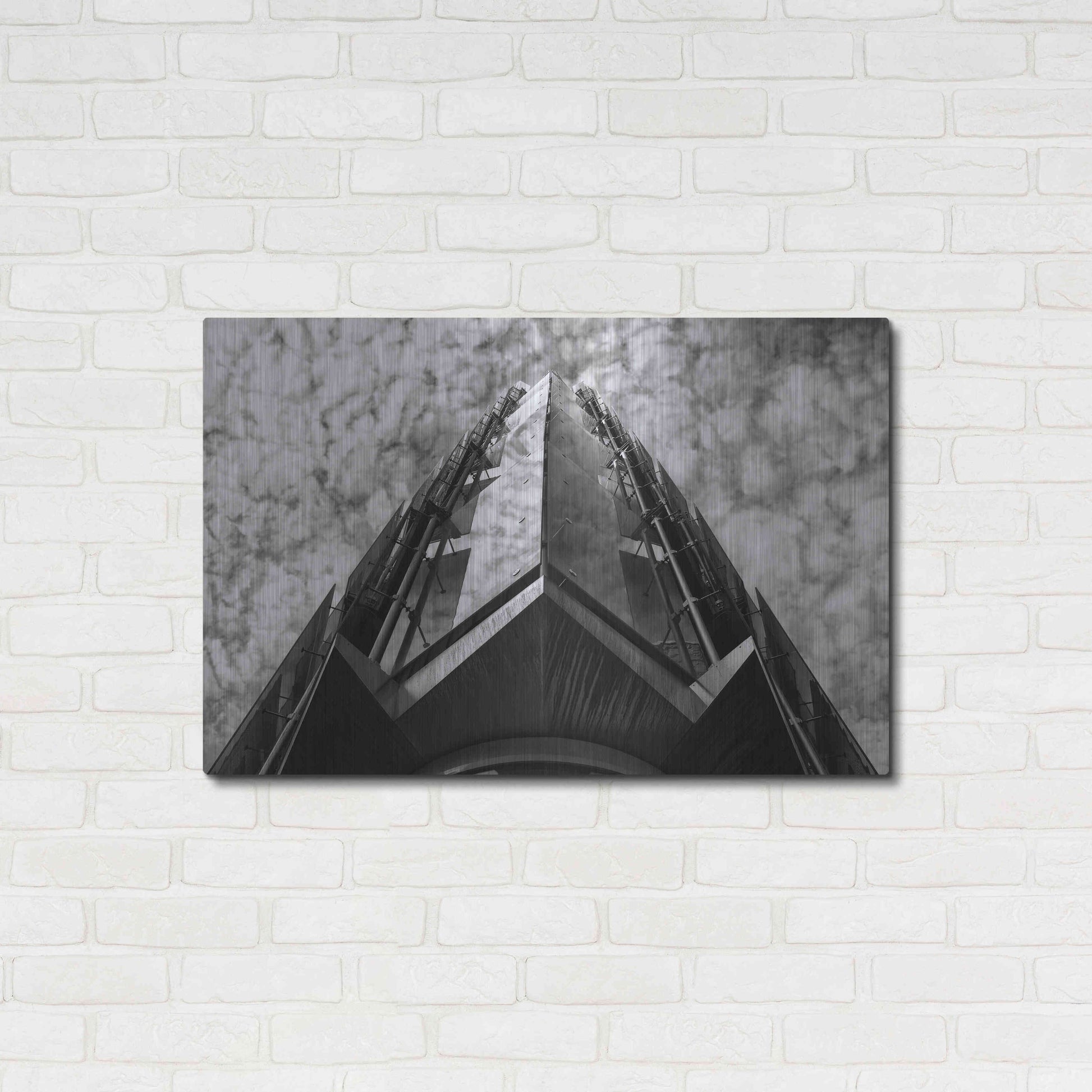 Luxe Metal Art 'Bt Issy' by Sebastien Lory, Metal Wall Art,36x24