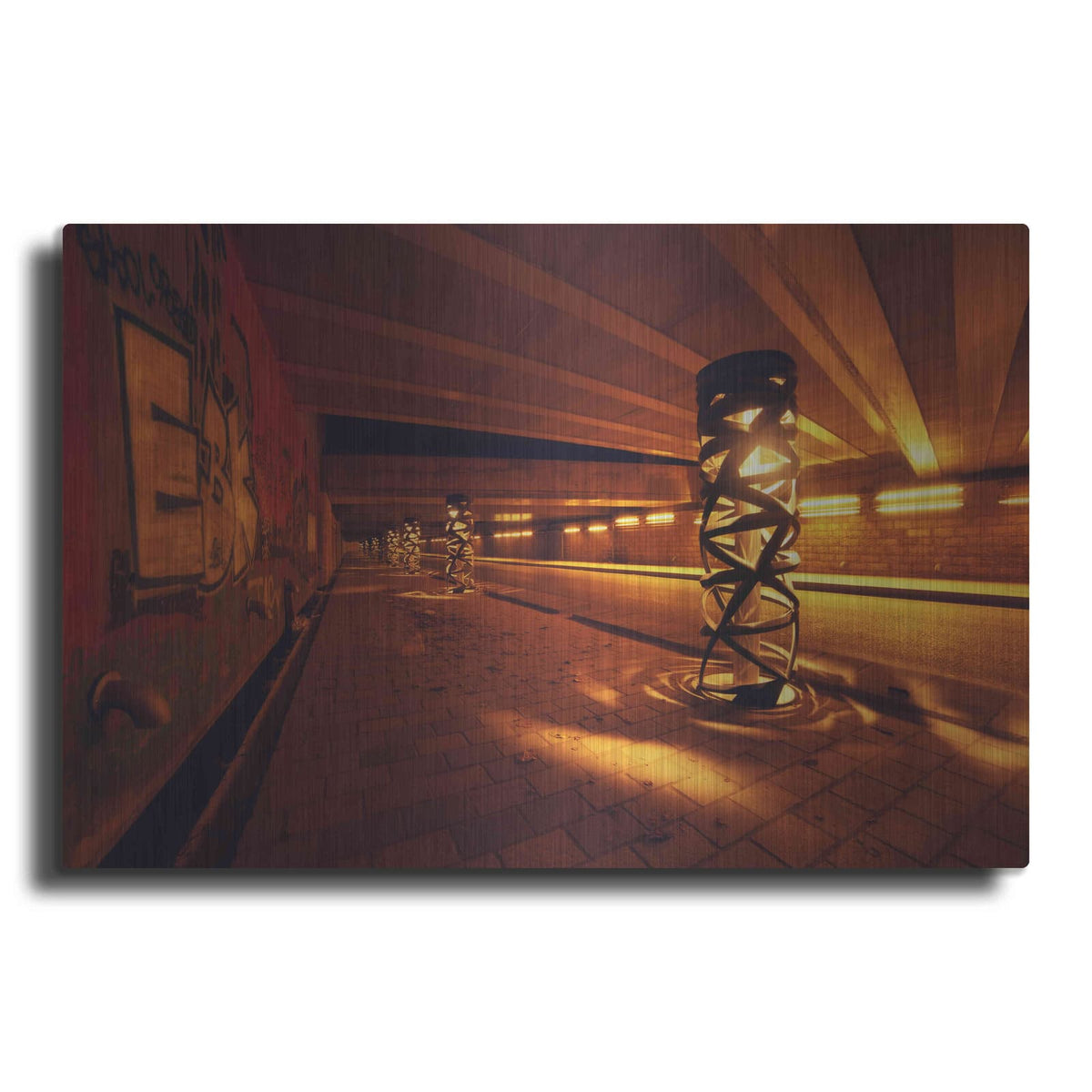 'Light Bridge' by Sebastien Lory – Metal Wall Art