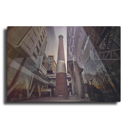 Luxe Metal Art 'Université Architecture' by Sebastien Lory, Metal Wall Art