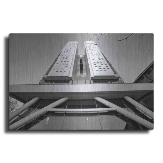 Luxe Metal Art 'Université Architecture 4' by Sebastien Lory, Metal Wall Art