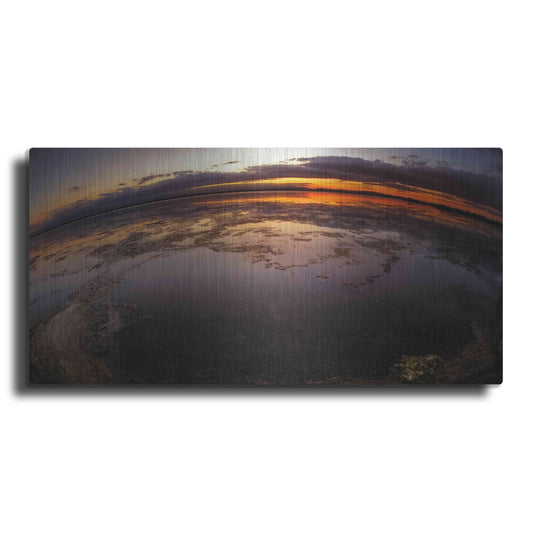 Luxe Metal Art 'Etang St Cyp Color' by Sebastien Lory, Metal Wall Art