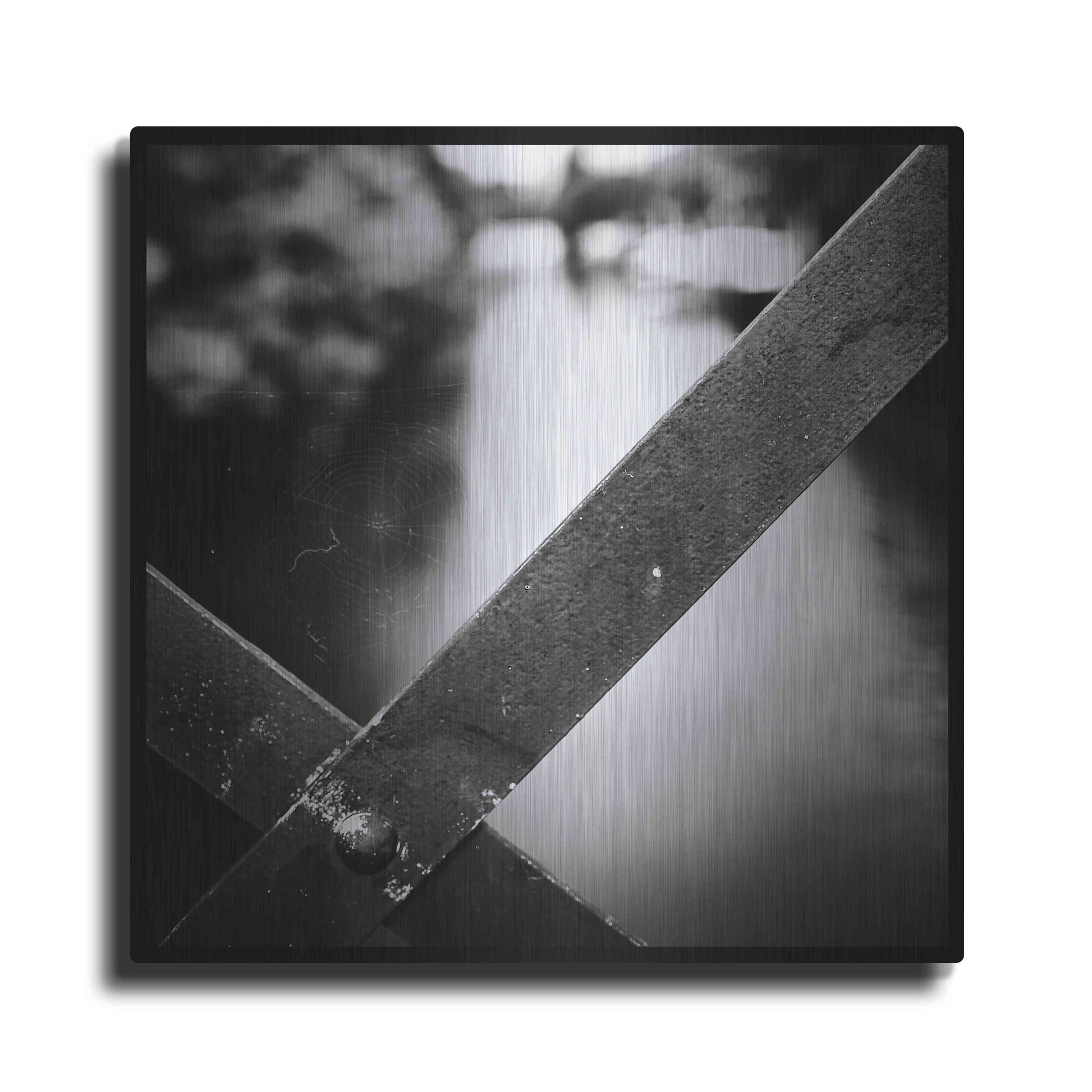 Luxe Metal Art 'X' by Sebastien Lory, Metal Wall Art