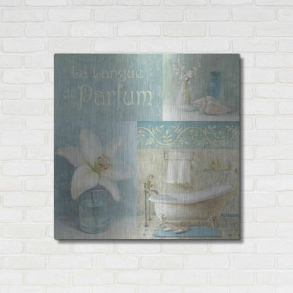 Luxe Metal Art 'Parfum I' by Danhui Nai, Metal Wall Art,36x36