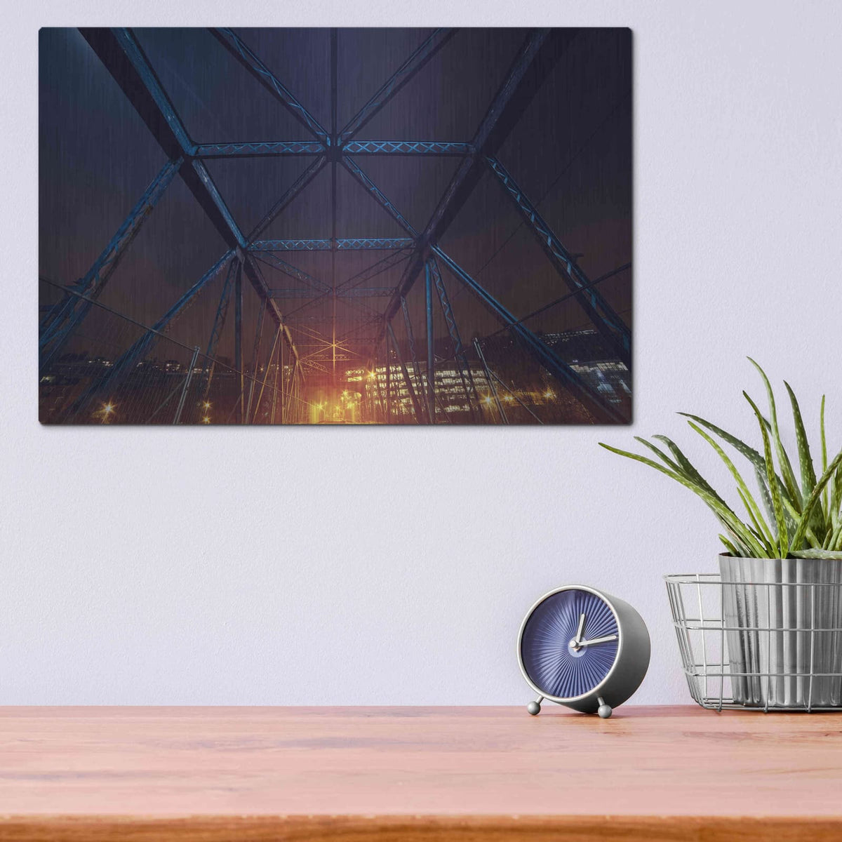 'Bronx' by Sebastien Lory – Metal Wall Art, 16x12 room view