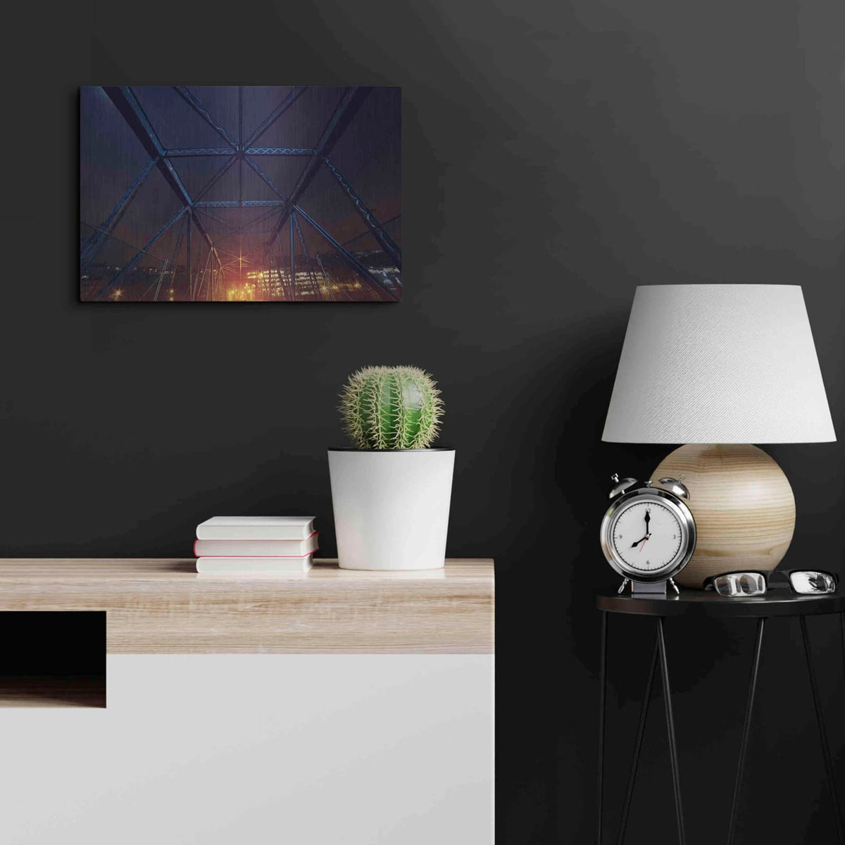 'Bronx' by Sebastien Lory – Metal Wall Art, 24x16 room view