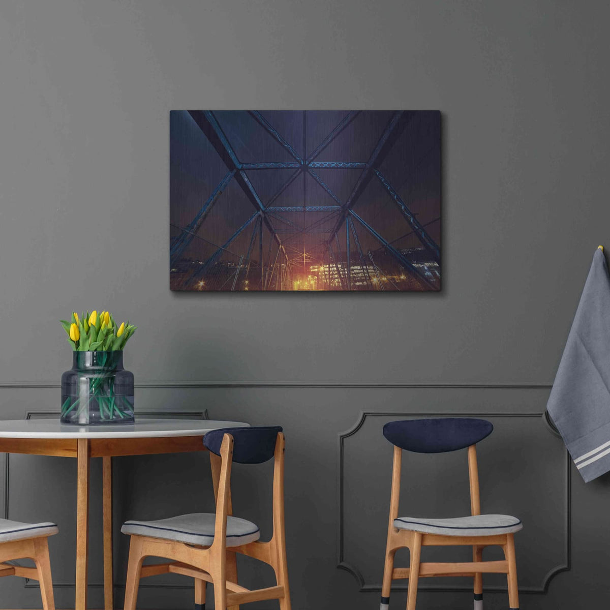 'Bronx' by Sebastien Lory – Metal Wall Art, 36x24 room view