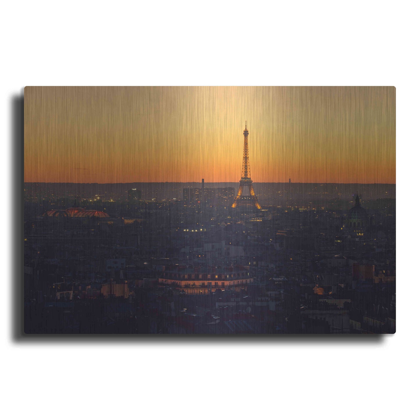 Luxe Metal Art 'D Paris' by Sebastien Lory, Metal Wall Art