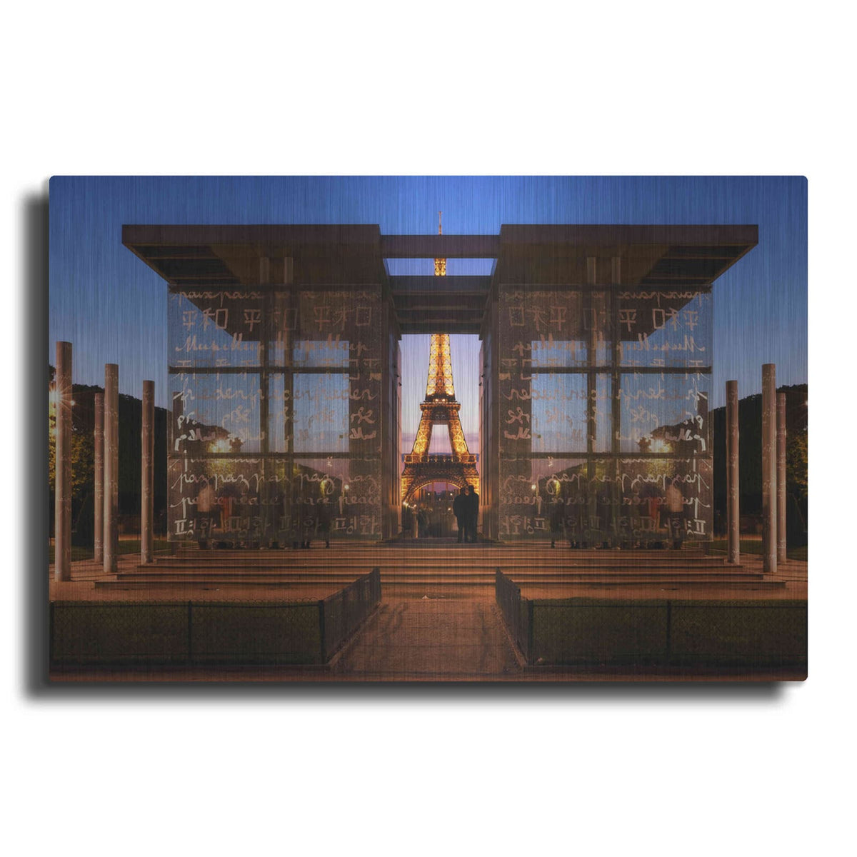 'Dupli Eiffel' by Sebastien Lory – Metal Wall Art