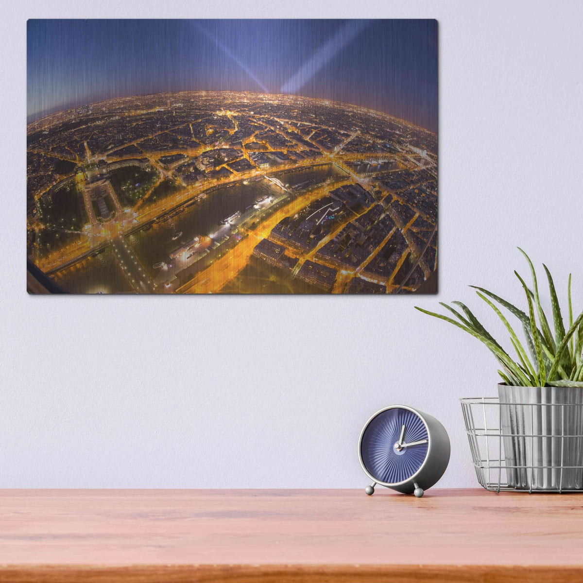 'From Arc' by Sebastien Lory – Metal Wall Art, 16x12 room view