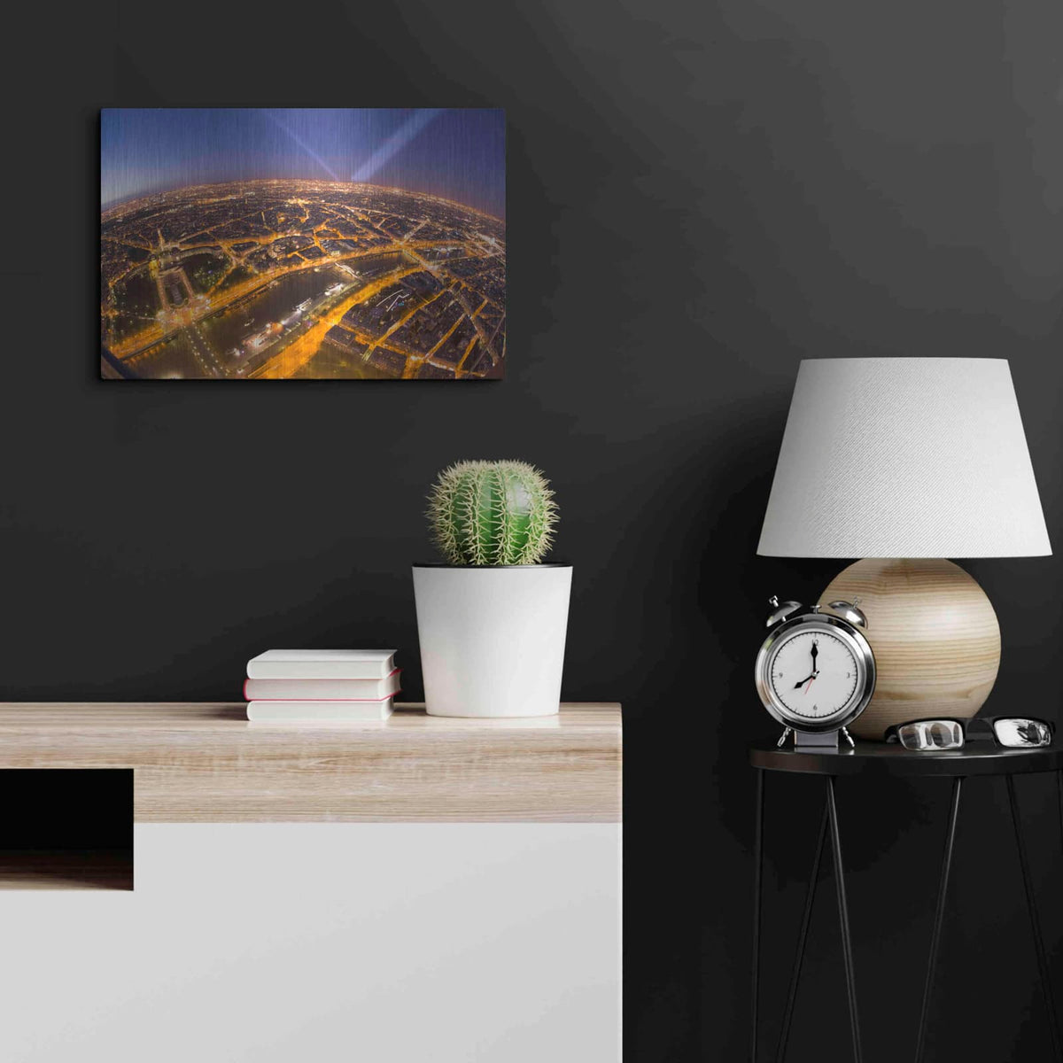 'From Arc' by Sebastien Lory – Metal Wall Art, 24x16 room view
