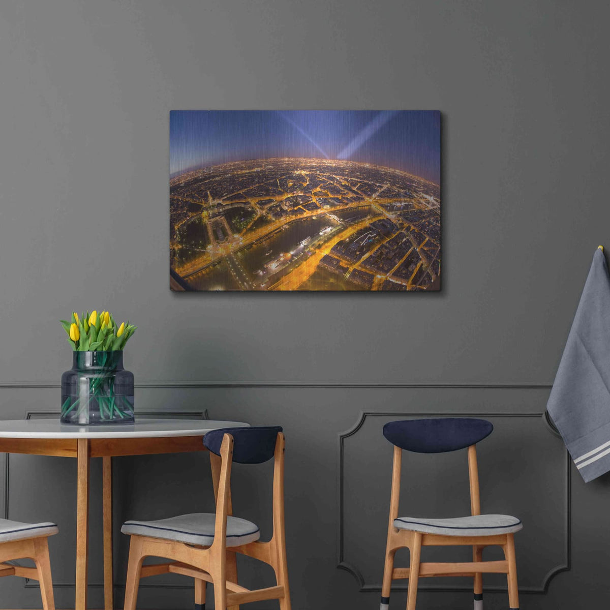 'From Arc' by Sebastien Lory – Metal Wall Art, 36x24 room view