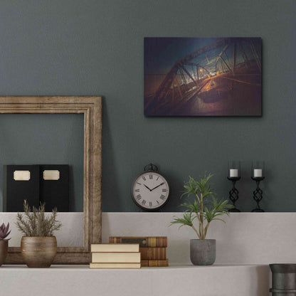 Luxe Metal Art 'Seguin' by Sebastien Lory, Metal Wall Art,16x12