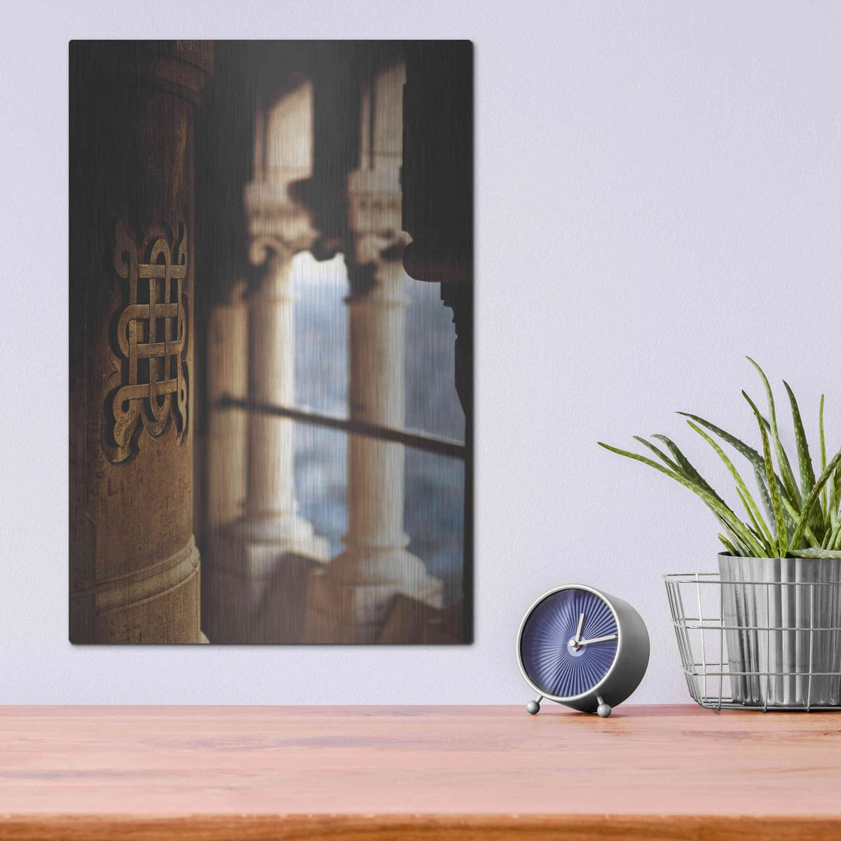 'Coeur Sacré' by Sebastien Lory – Metal Wall Art, 12x16 room view