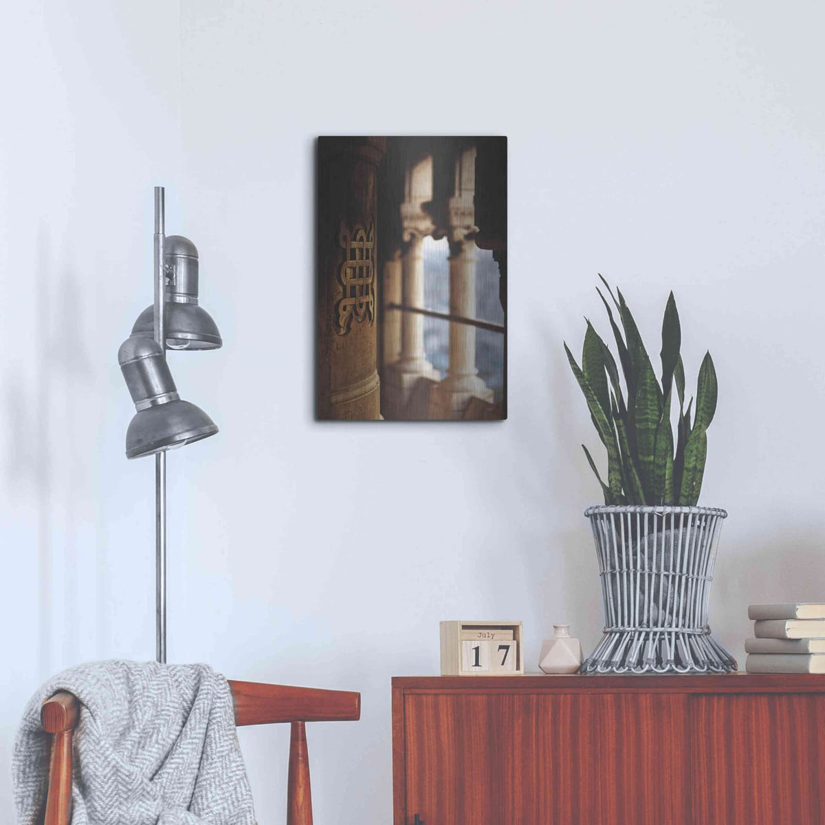 'Coeur Sacré' by Sebastien Lory – Metal Wall Art, 16x24 room view