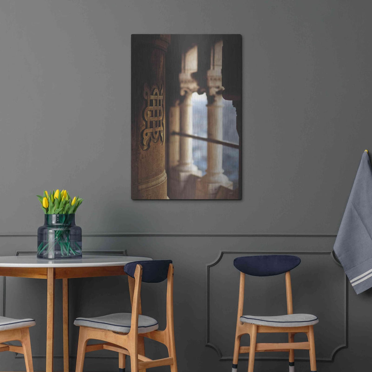 'Coeur Sacré' by Sebastien Lory – Metal Wall Art, 24x36 room view
