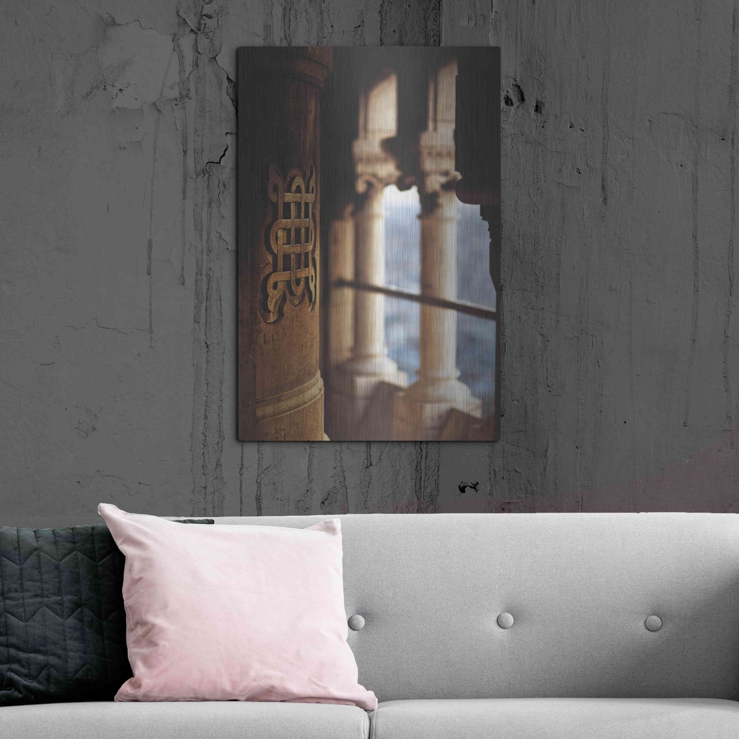 Luxe Metal Art 'Coeur Sacré' by Sebastien Lory, Metal Wall Art,24x36