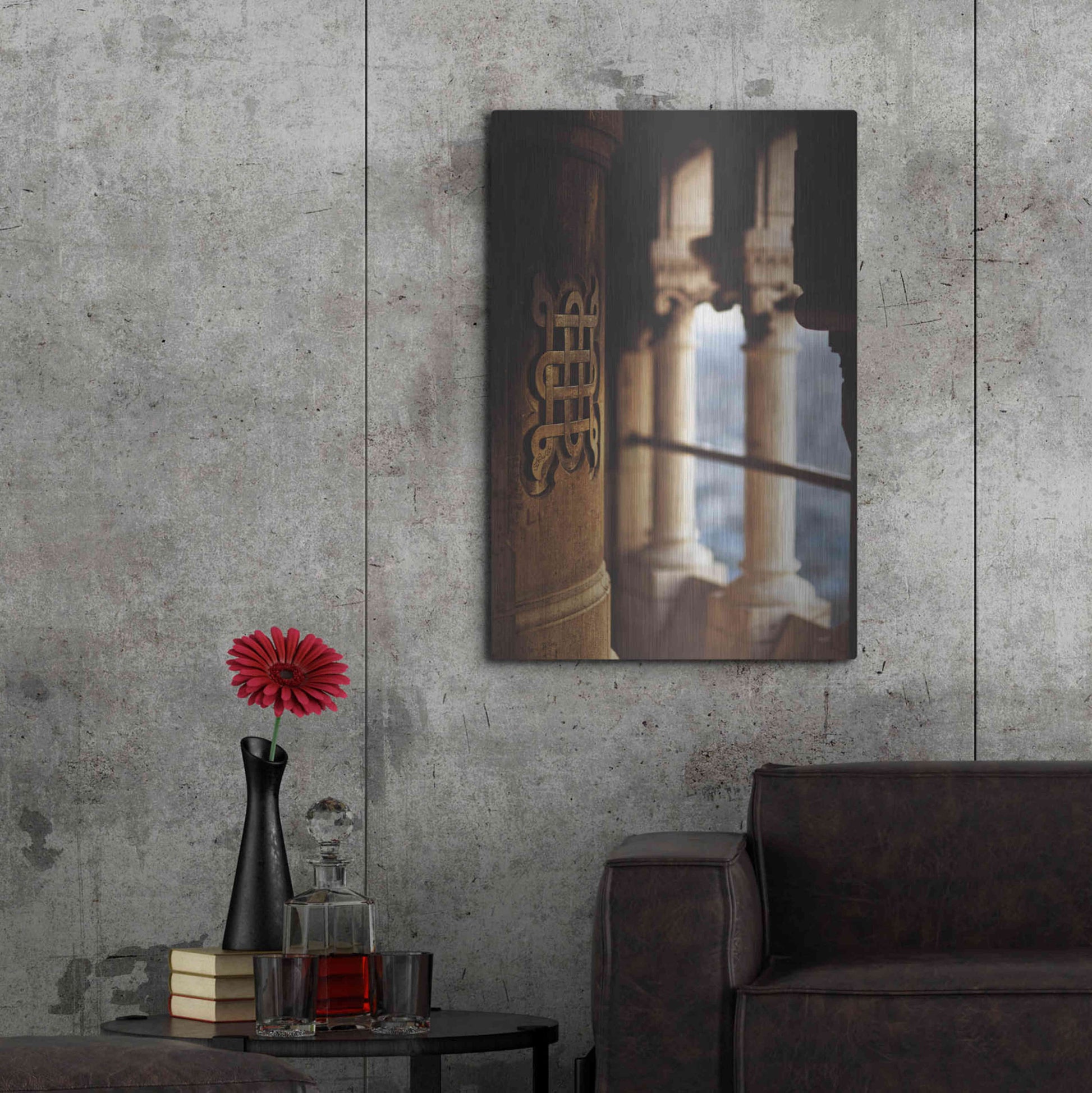 Luxe Metal Art 'Coeur Sacré' by Sebastien Lory, Metal Wall Art,24x36