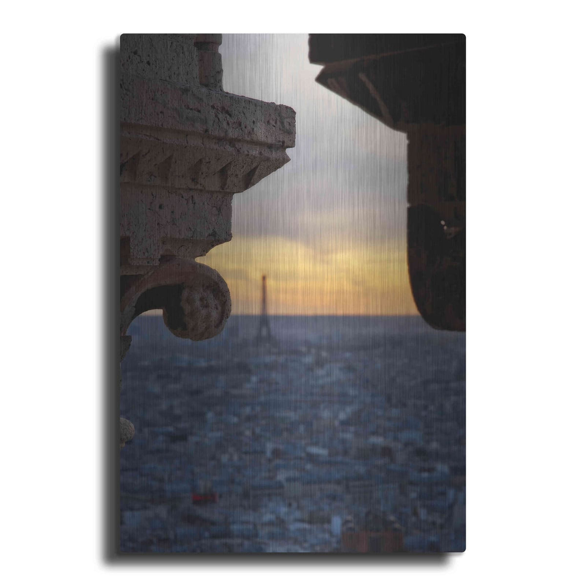 'Distant Eiffel Tower' by Sebastien Lory – Metal Wall Art