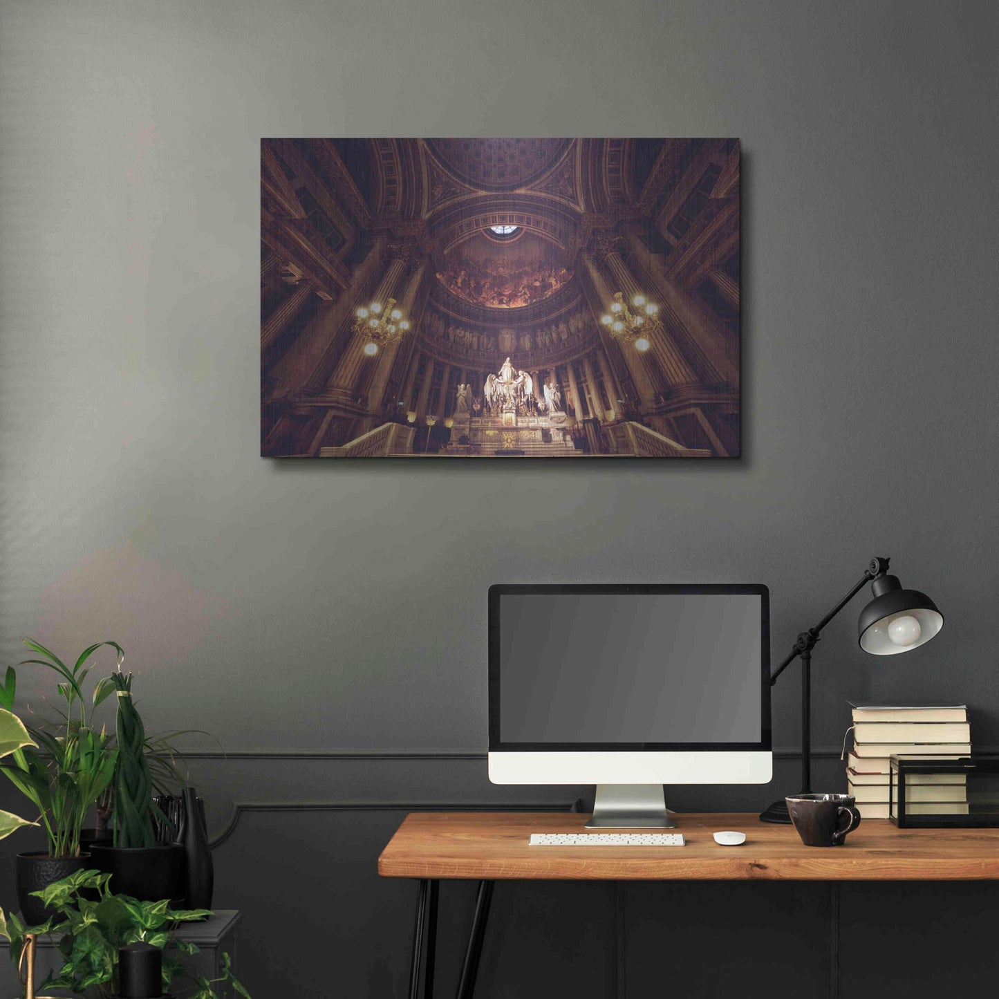 Luxe Metal Art 'Prayer' by Sebastien Lory, Metal Wall Art,36x24