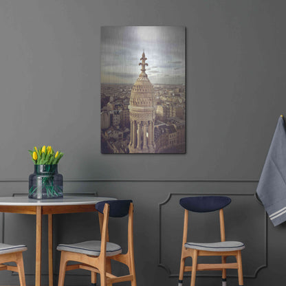 Luxe Metal Art 'Sacré Coeur' by Sebastien Lory, Metal Wall Art,24x36