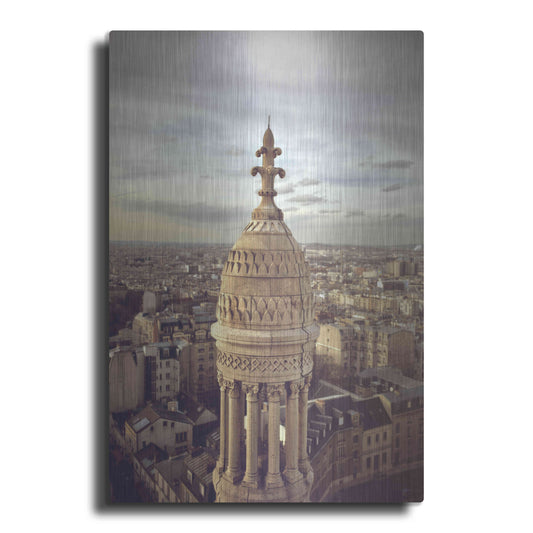 Luxe Metal Art 'Sacré Coeur' by Sebastien Lory, Metal Wall Art